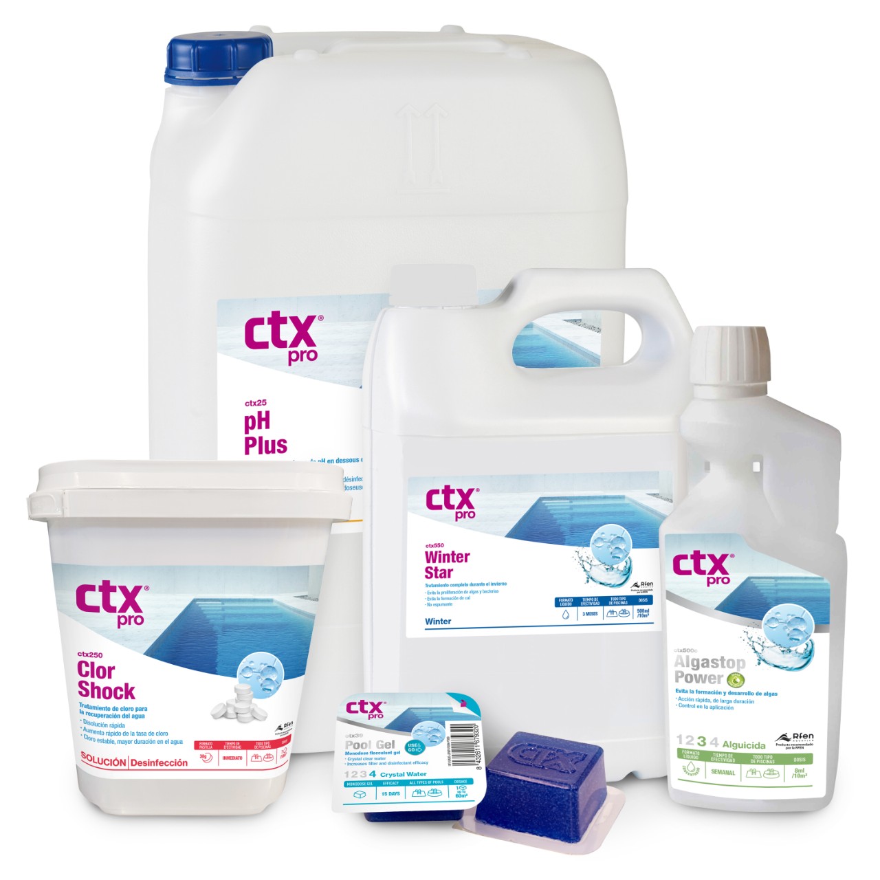 Chemical Products for swimming-pools