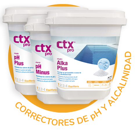 correctores de pH y alcalinidad