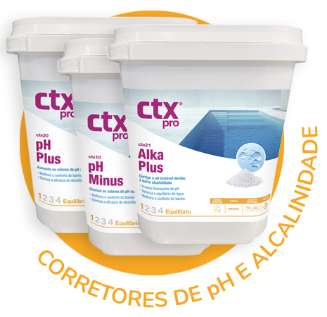 corretores de pH e alcalinidade